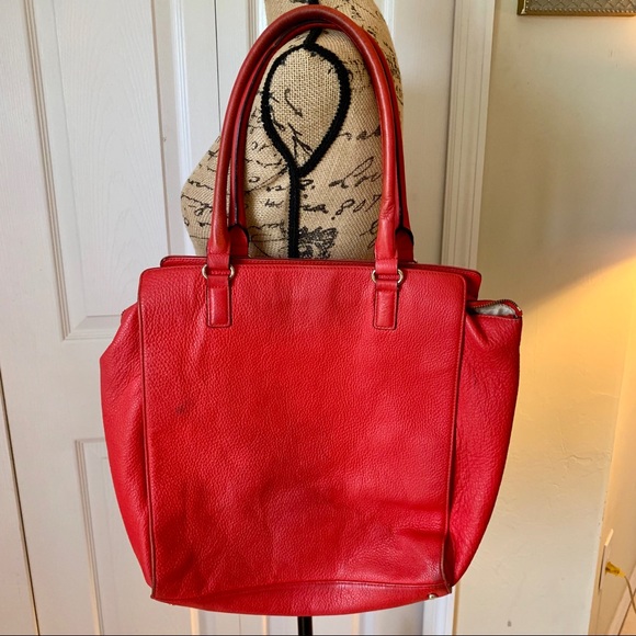 Kate spade NY cobble hill red leather tote - Picture 4 of 8